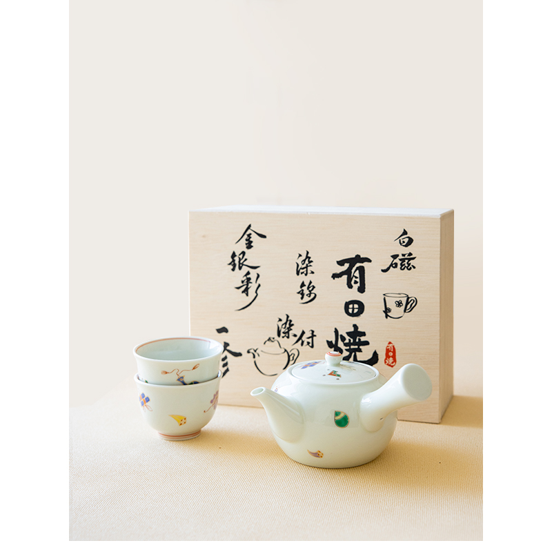 楽天市場】有田焼 急須 仙茶 セット 梅 一人用 二人用 陶器 白