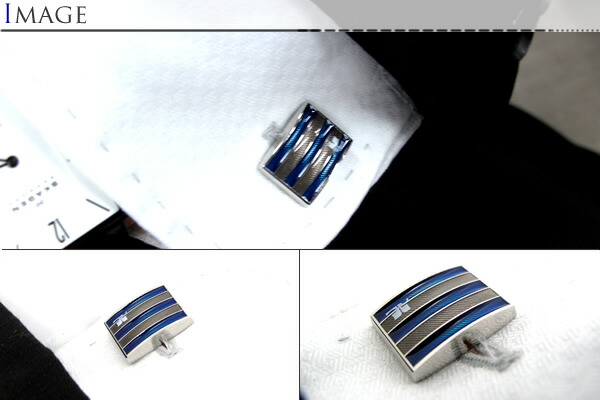 【期間限定ポイント10倍】courreges クレージュ BORDER BLUE ボーダーブルーカフス【カフスボタン カフリンクス】【ブランド】 【期間限定ポイント10倍】courreges クレージュ BORDER BLUE ボーダーブルーカフス【カフスボタン カフリンクス】【ブランド】