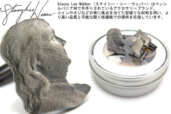 Stacy Lee Webber ステイシーリーウェバー PHILADELPHIA CUFFLINKS 兄弟愛の都市折り返し【貨物輸送無料】【カフスリンク カフリンクス】 父の日