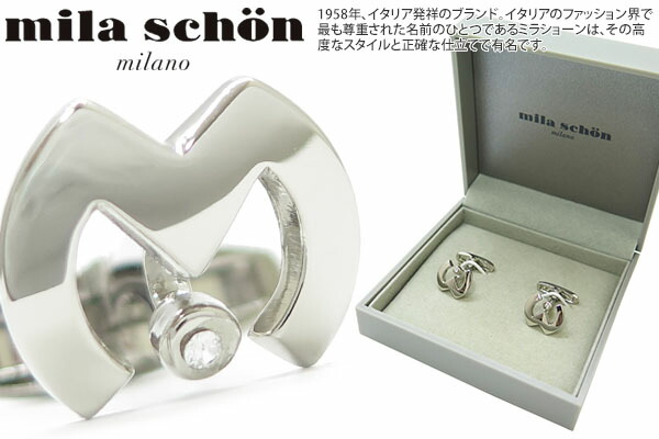 mila schon ミラ・ショーン M MARK ICON CUFFLINKS Mマークアイコンカフス【送料無料】【カフスボタン　カフリンクス】【ブランド】｜クラフトパークス