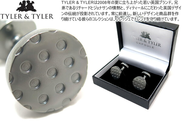 TYLER & TYLER タイラー&タイラー CAPSULE ICONS WATT SILVER CUFFLINKS カプセルアイコンズカフス（ワットシルバー）【送料無料】【カフスボタン　カフリンクス】 父の日