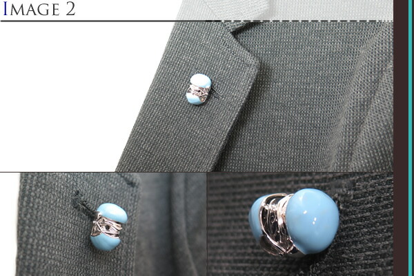 TATEOSSIANタテオシアンNOVELTYDOCTORBULLDOGRHODIUMPLATED,BLUEENAMEL&CRYSTALPINSノベルティドクターブルドックピンズ(ロジウム&ブルーエナメル、クリスタル)