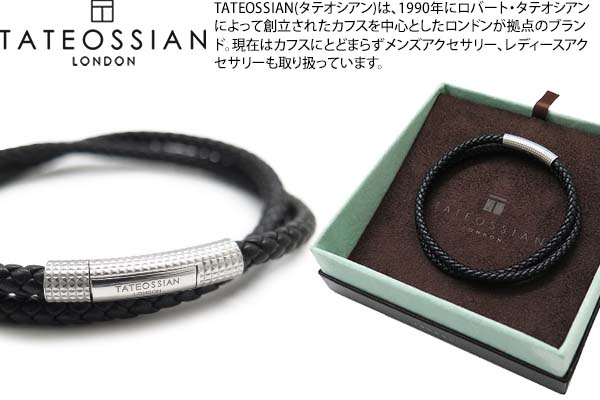 tab97 新品 タテオシアン ブレスレット シルバー925 本革 ダイアモンド 2025年最新】TATEOSSIAN 付属品：箱 ブレスレットの人気アイテム