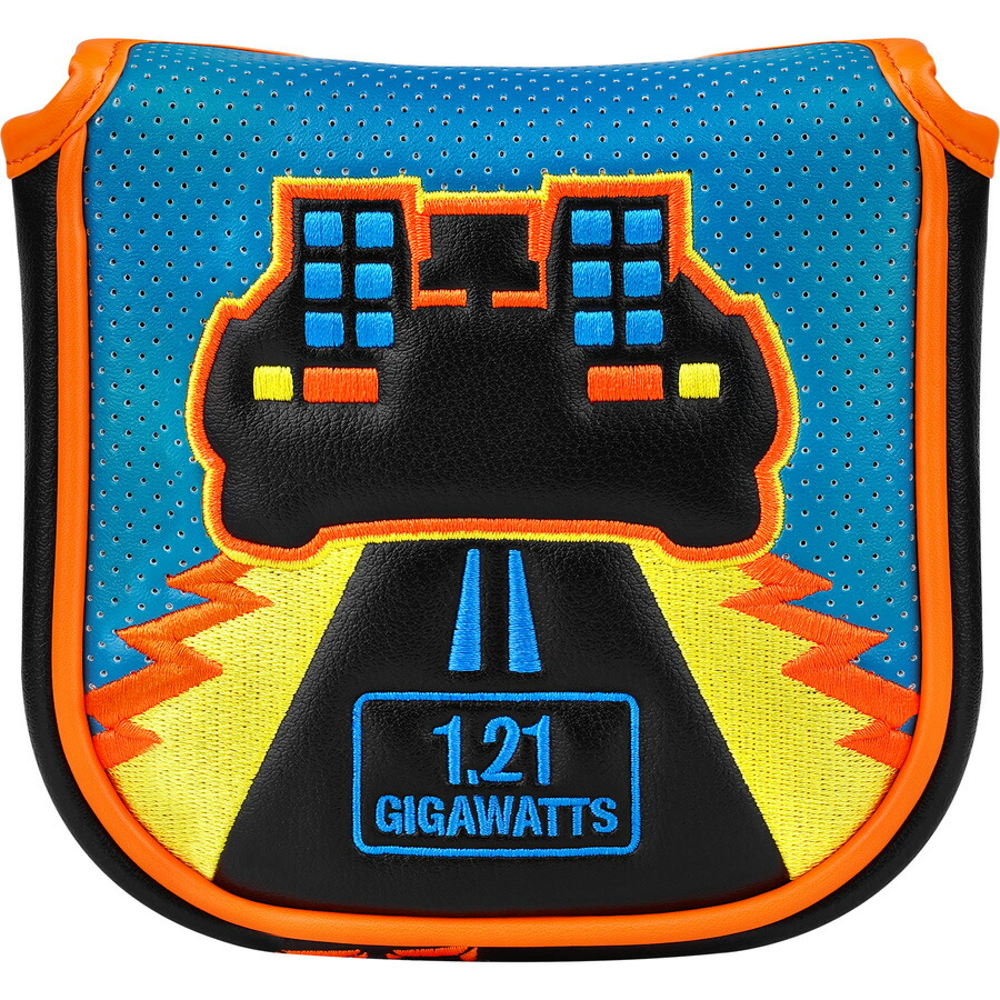 Craftsman Golf　ゴルフマレットパターヘッドカバー 　パターヘッドカバー マグネット付き　高級合成皮革　黒画像