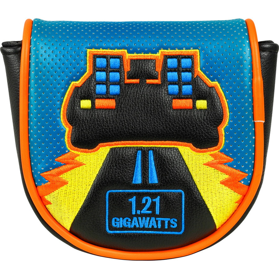 Craftsman Golf　ゴルフマレットパターヘッドカバー パターヘッドカバー マグネット付き　シンプル　オシャレ 人気　黒画像