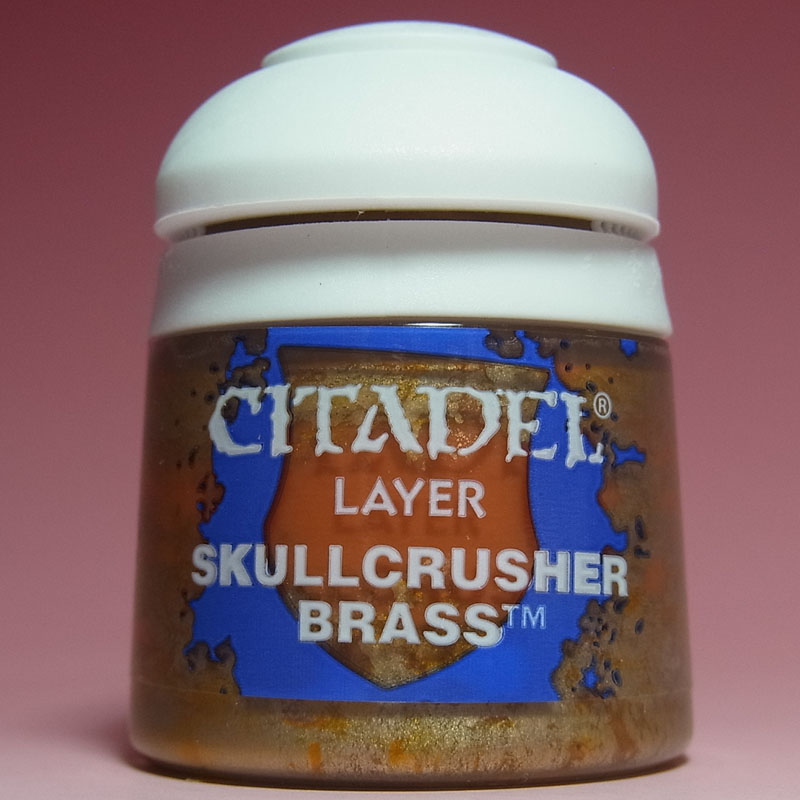Citadel Layer Farbe: Skullcrusher Brass – 12 Ml Acrylfarbe Für Miniaturen