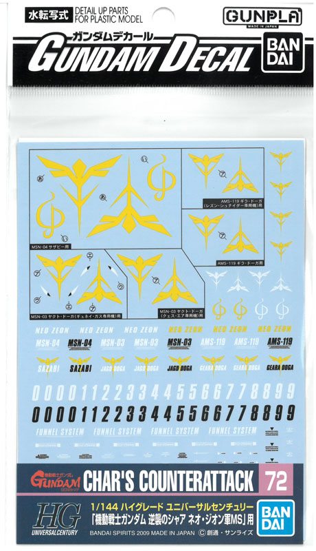 市場 ガンダムデカール HGUC No.30 144 1 地球連邦軍MS用1