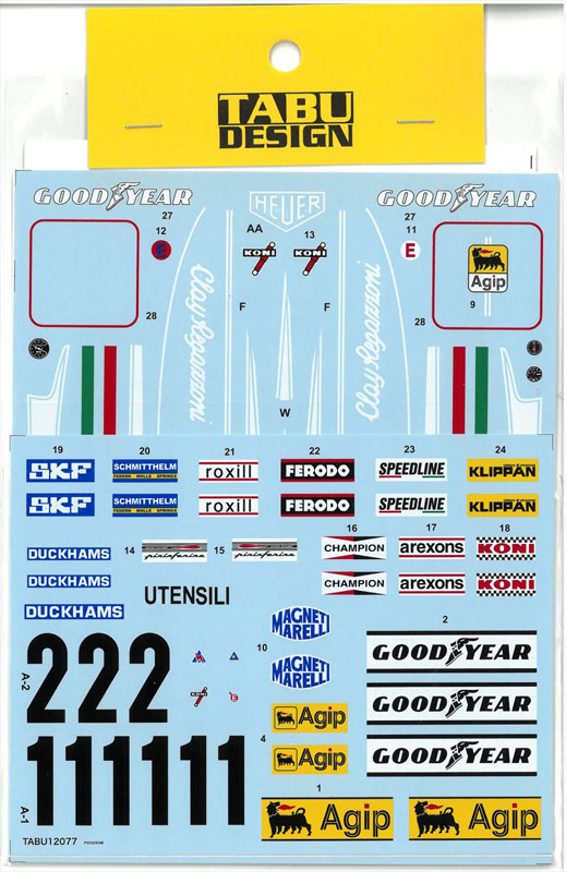 楽天市場】1/12 フェラーリ 312T4 フルスポンサー(T社 1/12 Ferrari