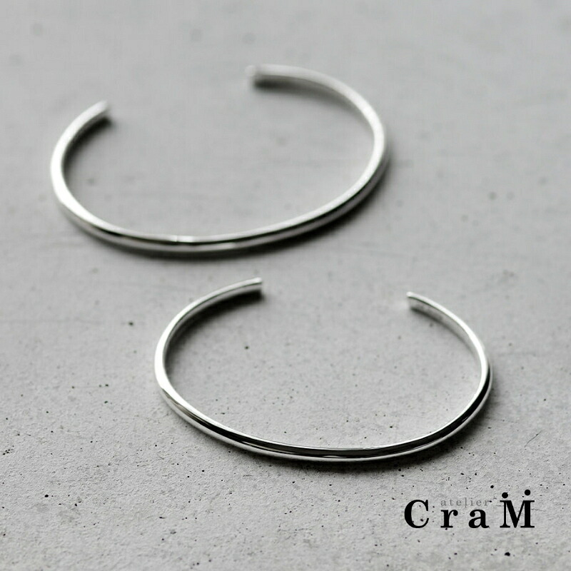バングル シルバー カスタムオーダー 刻印 silver925 ペア ギフト 名入れ オーダーメイド 日本製 Custom Order Bangle Atelier CraM アトリエクラム｜Atelier CraM／Artisan Works