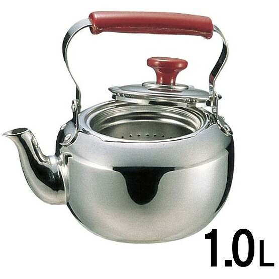 マルタマ18－8急須(茶こし付) 1.0L ＃412-B (日本製湯わかし）