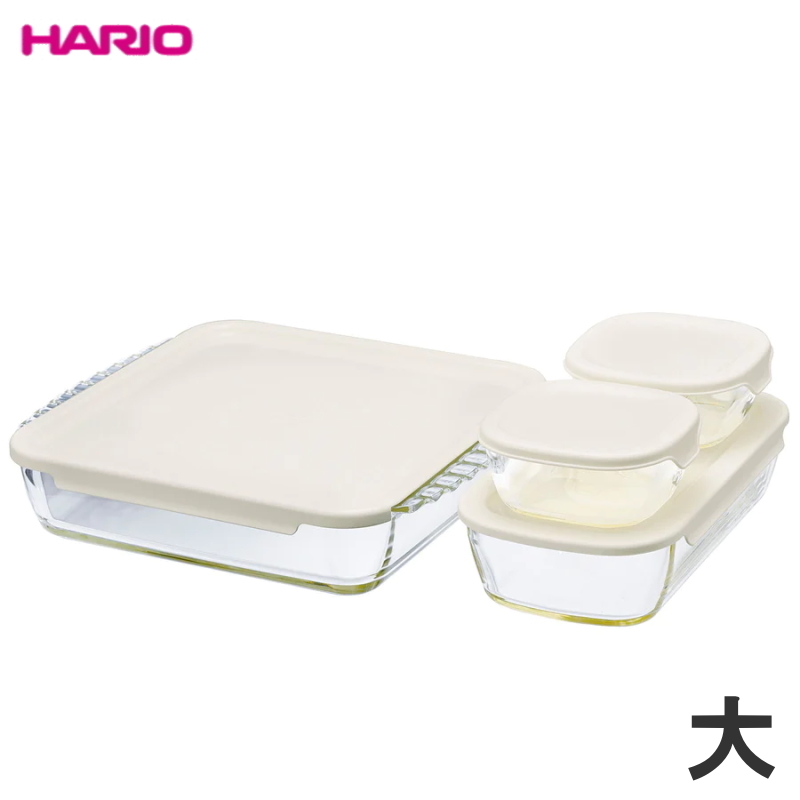 楽天市場】HARIO/ハリオ 耐熱ガラス製保存容器7点セット オーブンOK