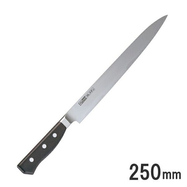 グレステン(GLESTAIN) Wタイプ プロティナイフ 250mm グレステン鋼 025WK 両刃 9-0315-2001_ES (包丁・ナイフ)