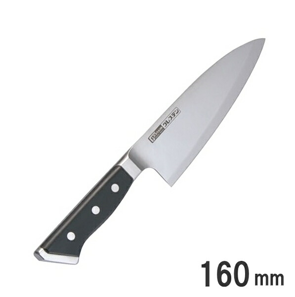 グレステン(GLESTAIN)Wタイプ 出刃包丁 160mm グレステン鋼 216WK 片刃 1-0315-1801_ES (包丁・ナイフ)