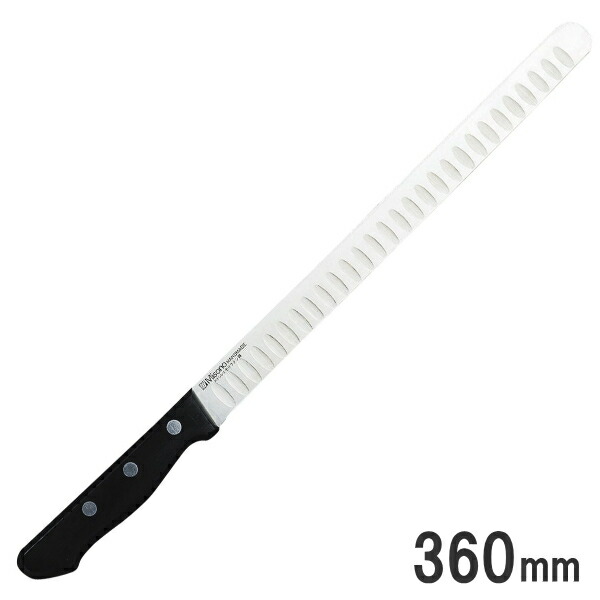 ミソノ (Misono) モリブデン鋼 サーモンナイフ 360mm No.687 両刃 9-0312-0802_ES (包丁・ナイフ)