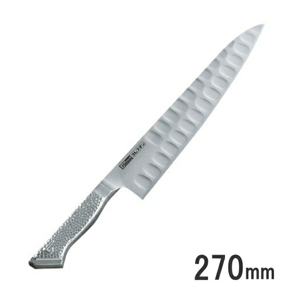 グレステン(GLESTAIN) TM 牛刃包丁 270mm グレステン鋼 727TM 両刃 1-0315-0803_ES (包丁・ナイフ)