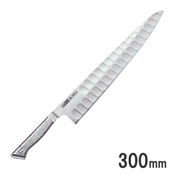 グレステン TM 牛刃包丁 300mm グレステン鋼 730TM 両刃 9-0315-0804_ES (包丁・ナイフ)