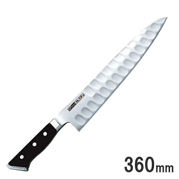 グレステン(GLESTAIN) TKタイプ 牛刀包丁 360mm グレステン鋼 736TK 両刃 1-0315-0206_ES (包丁・ナイフ)