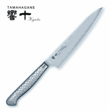 響十/TAMAHAGANE 63層ダマスカス ぺティナイフ 150mm KS-1107_KO