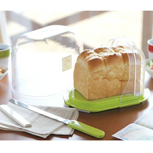 楽天市場】ブレッドケース 食パンケース パン切りナイフ付き
