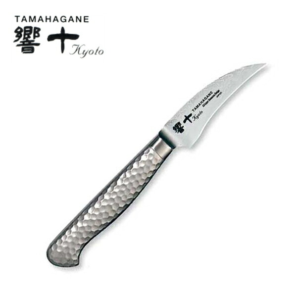 響十/TAMAHAGANE 63層ダマスカス ピーリングナイフ 70mm KS-1110_KO｜キッチンクレインズ