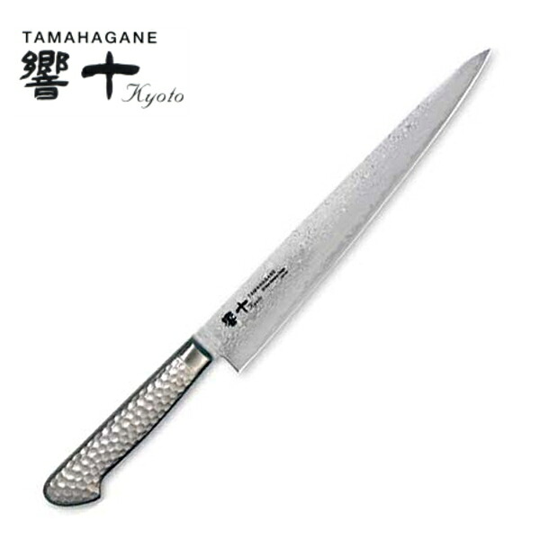 響十/TAMAHAGANE 63層ダマスカス 筋引 240mm KS-1113_KO｜キッチンクレインズ