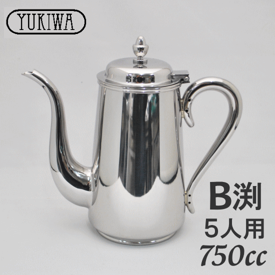 楽天市場】＊ユキワ 18-8M型 コーヒーポット 3人用 400cc 9-1951