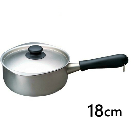 楽天市場】柳宗理 片手鍋 18cm つや消し 18-8ステンレス 311156 直火