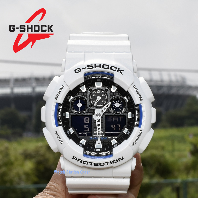 超激安 楽天市場 G Shock Gショック ホワイト Ga100b 7 Ga 100b 7a G Shock メンズ レディース 腕時計 アナデジ 春 夏 Watch Station Crash 激安単価で Www Megamindonline Com