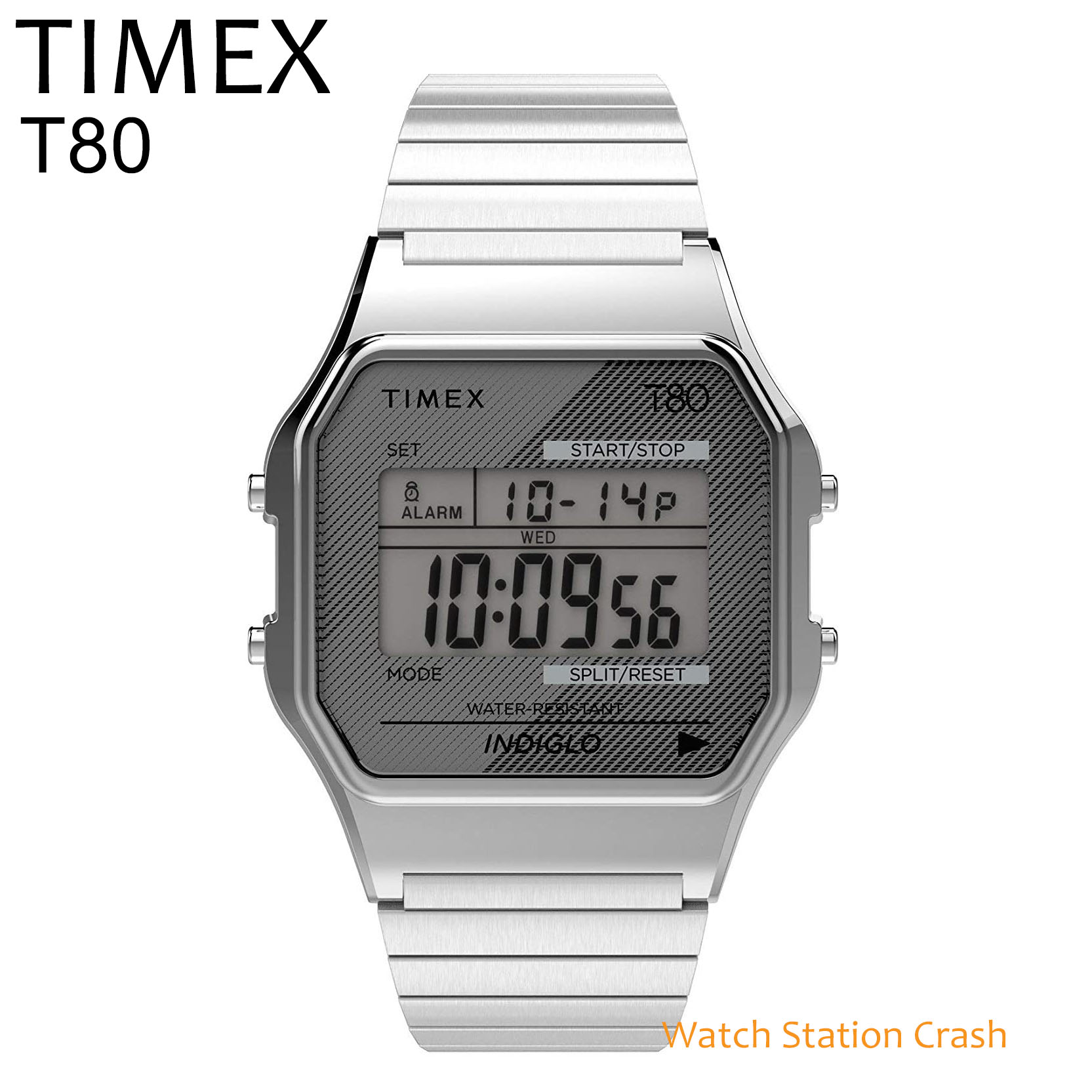 楽天市場 New Timex 腕時計 デジタル メンズ レディース シルバー Tw2r 80年代のゲームから着想したデジタルウォッチ クラシック アメリカン プレゼント ギフト ウォッチ かっこいい おしゃれ 贈り物 プレゼント 誕生日 Watch Station Crash