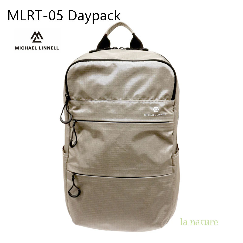 【NEW 新素材】MICHAEL LINNELL【キーライトプレゼント】マイケル リンネル MLRT-05 Daypack 23L RIPSTOP シリーズ 撥水 軽量 摩擦や耐久性に優れている素材 バックパック リュック メンズ レディース