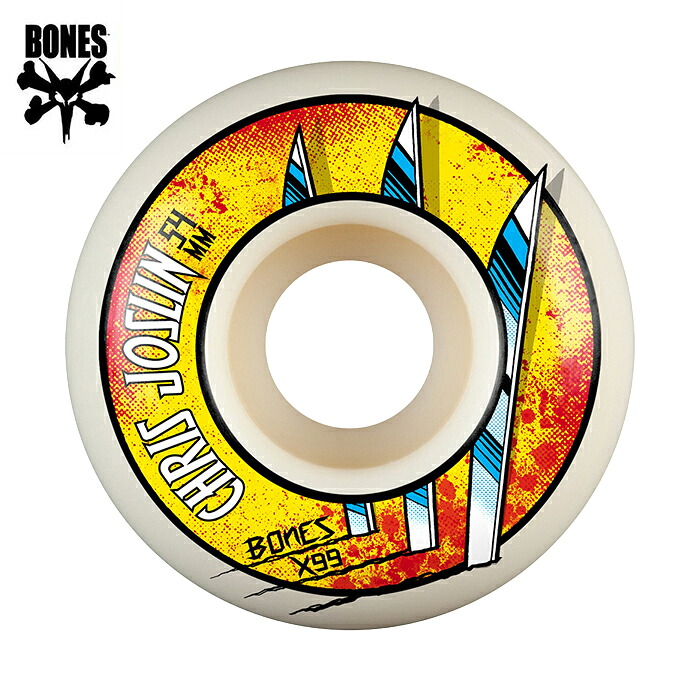 BONES ボーンズ 捉え所のない ウィール X-F JOSLI SLICE OF LIFE V1 52粍 54粍 スケボー タイア 部分品 滑るゲーム盤 歯車 表どおり 定め事品