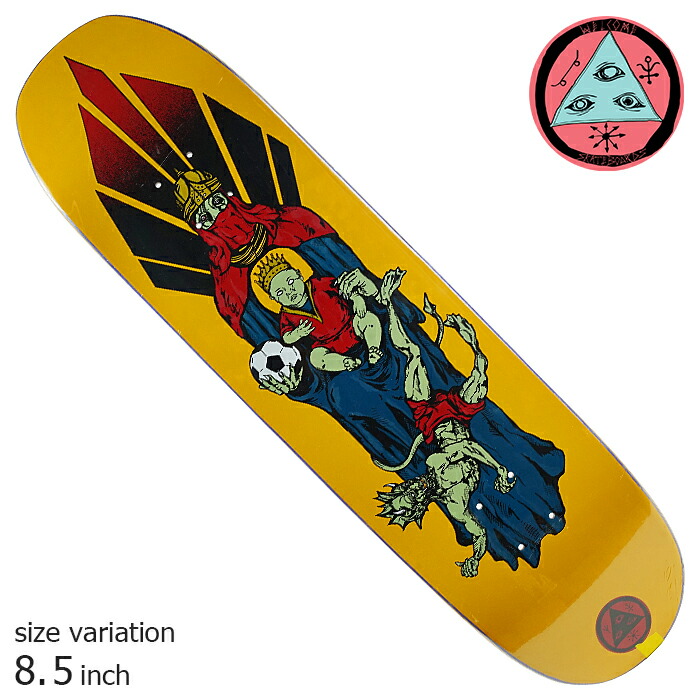 美しい Welcome Futbol On Moontrimmer Gold 8 5inch スケートボード デッキスケボー Sk8 正規品w 流行に Www Papermoney World Com