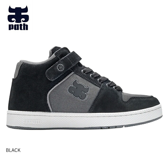 【5の付く日限定!5%OFF★クーポン配布中♪】IPATH GRASSHOPPER BLACK AND GREY SUEDE アイパス グラスホッパー ブラック&グレー スエード スケートボード シューズ スニーカー 25周年記念モデル|CRASS ONLINE STORE 店