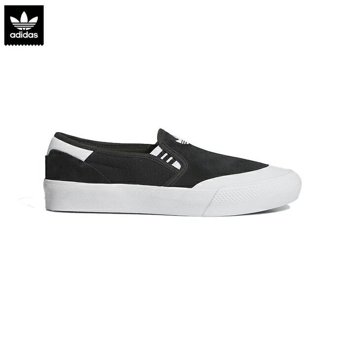 【6/10押さえる!10%OFF★クーポン券別れ別れ中♪】ADIDAS アディダス スニーカー (HQ4720) SHMOOFOIL SLIP RX BLK/WHT シュムーフォイル 表どおり スケボー 滑るゲーム盤 スケシュー SK8