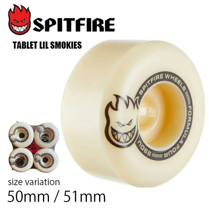 Spitfire Wheels Classic Lil Smokies Formula Four 50mm 99a - Nordic Skateboard Su