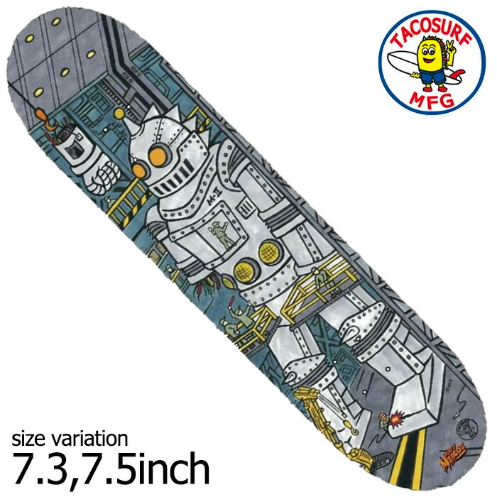 新品TACOSURF スケートボードデッキ 8.0インチ 楽天市場】8インチ 8.25インチ TACOSURF タコサーフ スケート