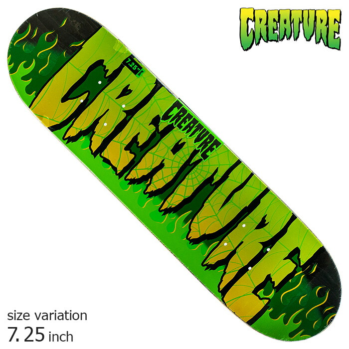 CREATURE デッキ 8.58 × 31.11 正規輸入品 楽天市場】クリーチャー CREATUREスケボー デッキ 8.58 CRETE