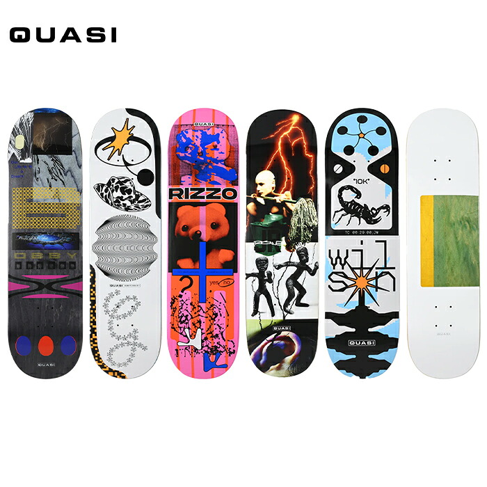 QUASI クアジ SP26 DE KEYZER THUNDER / CROCKET BELLYACHIN / RIZZO STUFFIE / ROWE BIG EAR / WILSON Y2K / PROTO 1 甲板 滑る スケボー 滑るゲーム盤