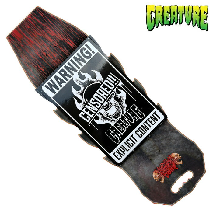 CREATURE クリーチャー CANNIBAL CORPSE EXPLICIT スケボー 滑る ゲーム盤 甲板 10.56inch 表どおり 板 キャニバル・コープス