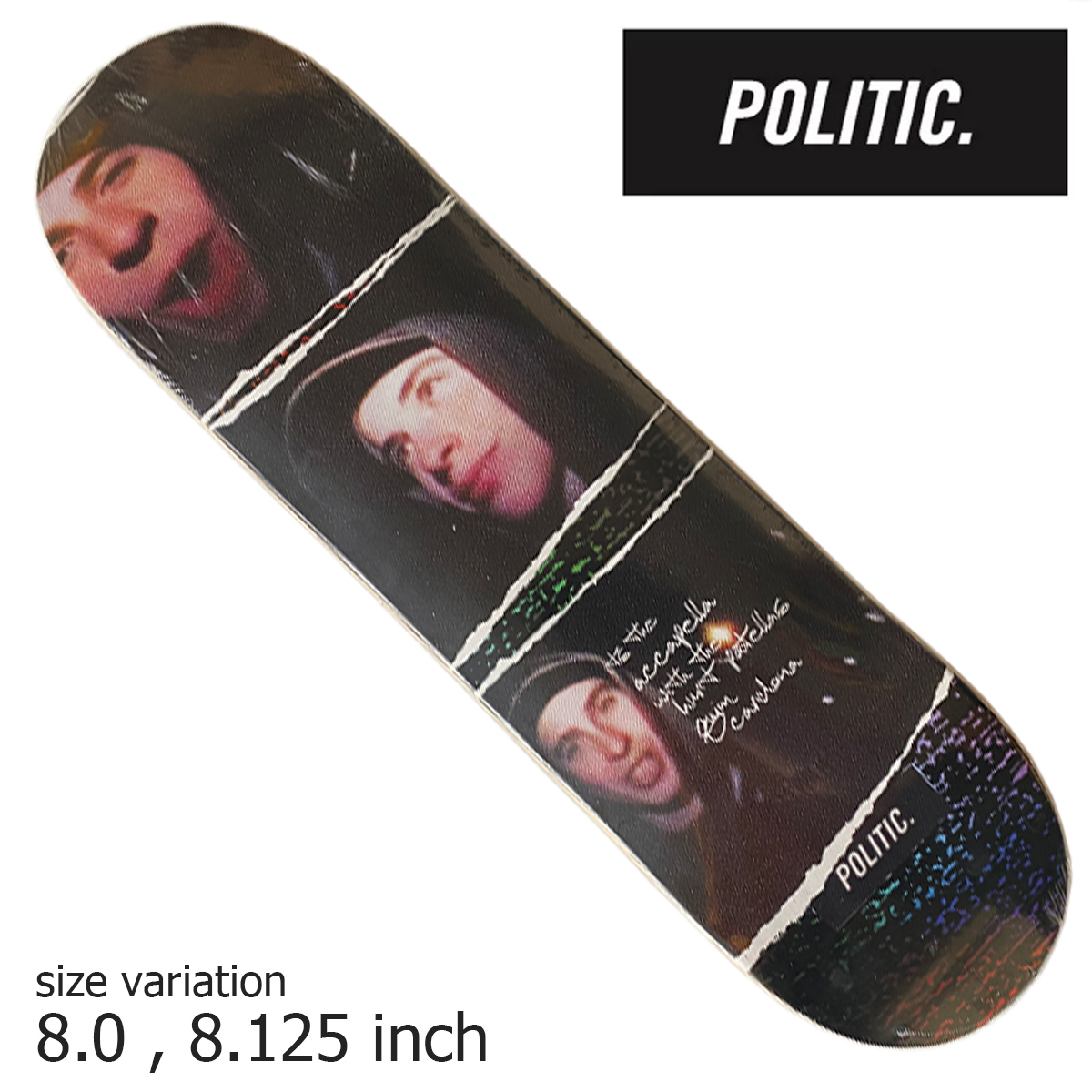 Politic Cardona Freestyle 8 0 8 125 Inch ポリティック スケートボード デッキ スケボー 町筋 デッキテープ 同梱 貼り付け 無料 かしずく Pasadenasportsnow Com