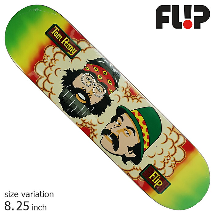 Flip Toms Friends Rasta Tie Dye 8 25 Inch フリップ デッキ スケボー スケートボード Rockridgefamilymed Com