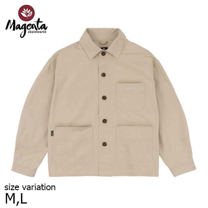 MAGENTA ATELIER RIPSTOP JACKET NATURAL マゼンタ ジャケット トップス アウター ストリート スケートボード スケボー 長袖