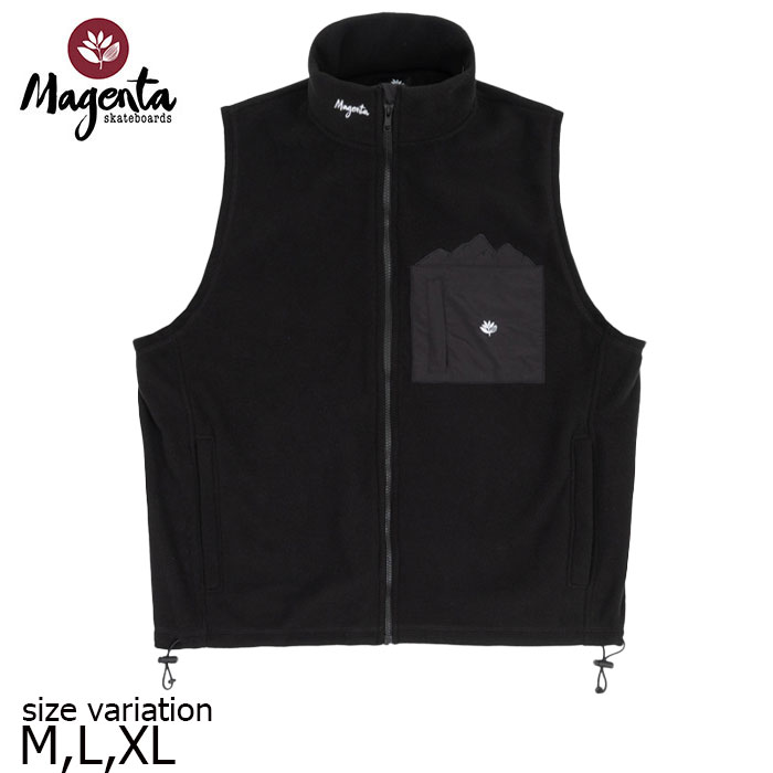 トップス Magenta Skateboards/fleece vest MAGENTA SKATEBOARDS - SPOT HUNTER FLEECE VEST 
