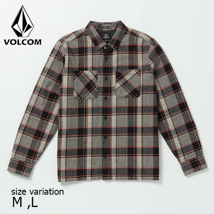 楽天市場】volcom ボルコム シャツ Shader L/S メンズ 長袖