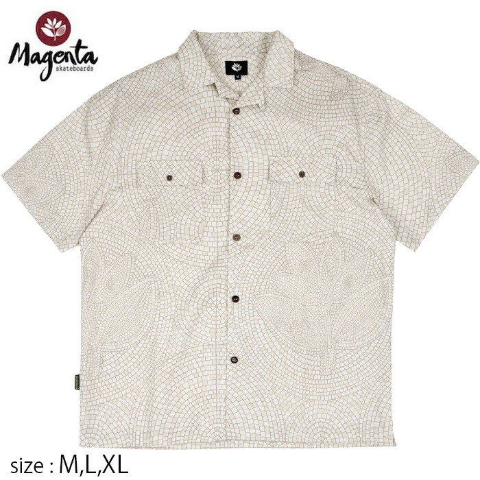 【0の付く日限定!10%OFF★クーポン配布中♪】MAGENTA マゼンタ モザイクシャツ 半袖 スケボー SU24 MOSAIC SHIRT ストリート スケートボード 9,438円