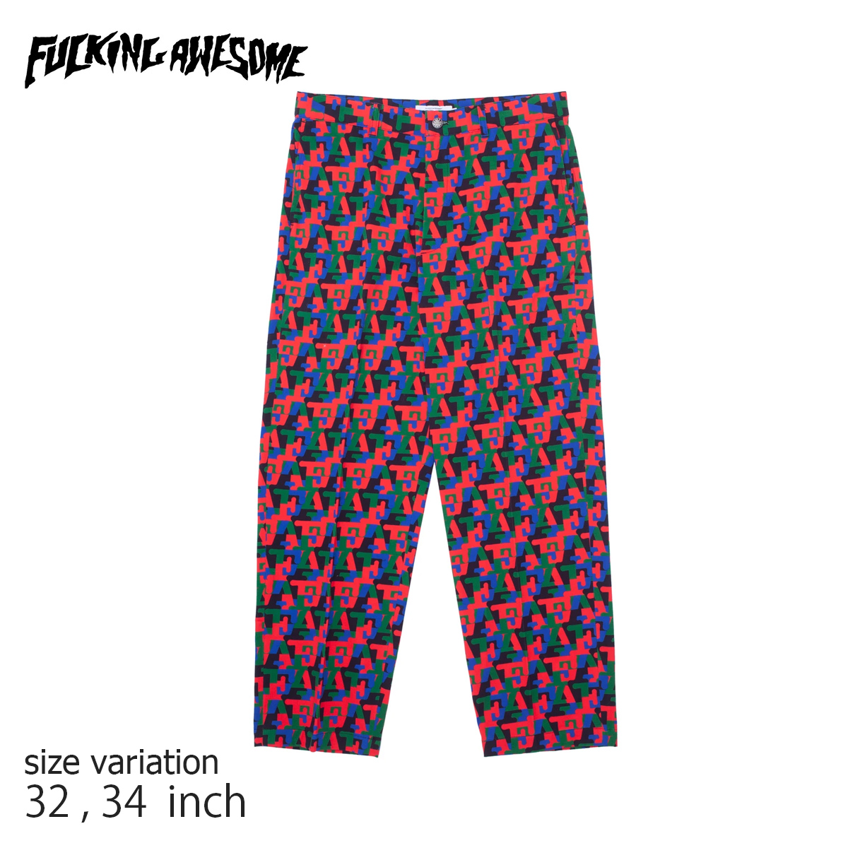 楽天市場】Fucking Awesome 【 Plaid Double Knee Pant Mens
