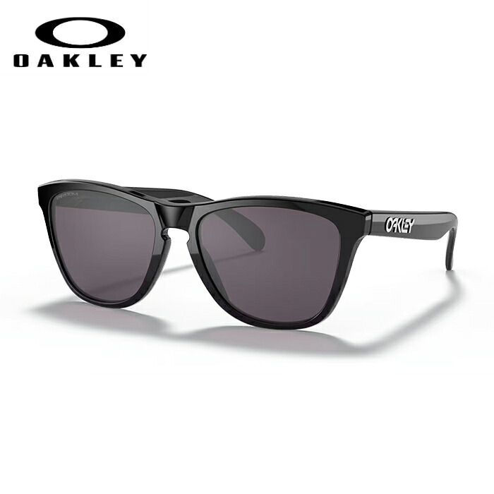 【開始4時間限定!15%OFF★クーポン配布中♪】OAKLEY Frogskins (Low Bridge Fit)9245 polished black prizm grey オークリー フロッグスキン ローブリッジフィット サングラス アイウェア アクセサリー