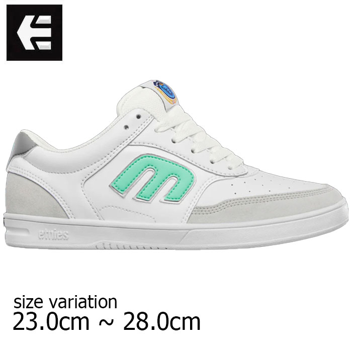 【0の付く日限定!10%OFF★クーポン配布中♪】etnies THE AURELIEN WHITE/MINT スニーカー エトニーズ スケートボード スケボー メンズ レディース