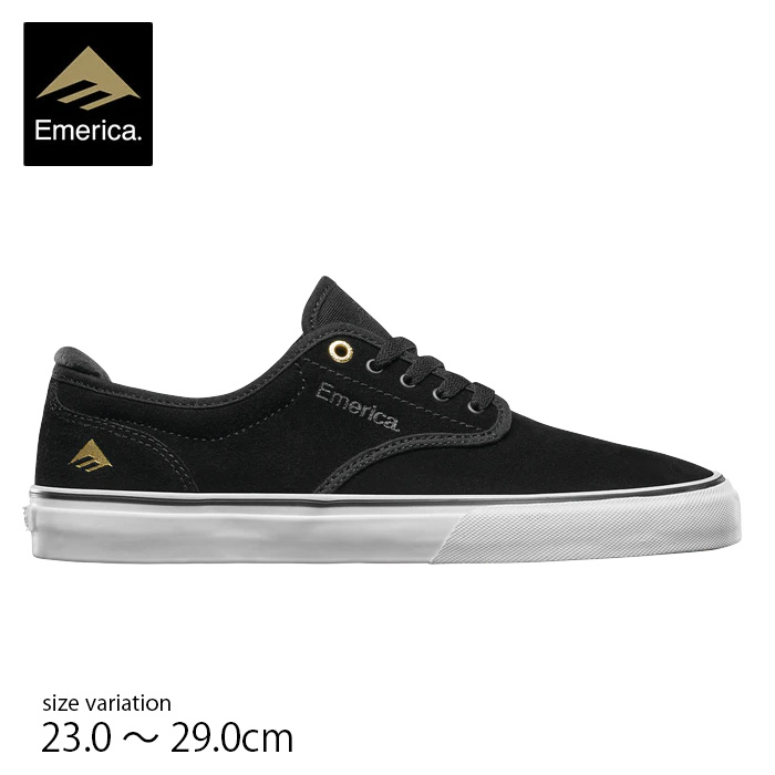 楽天市場】Emerica エメリカ THE LOW VULC (973) BLACK/GOLD