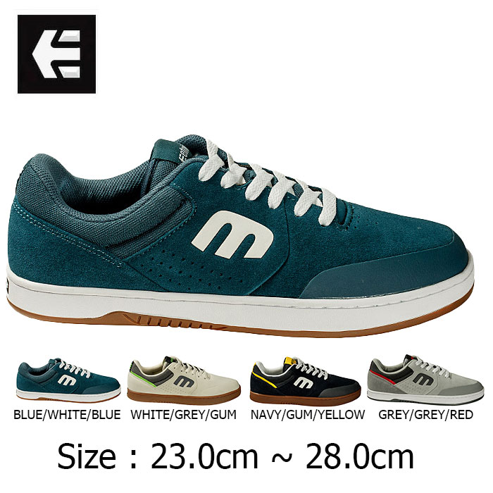 【5の付く日限定!11%OFF★クーポン配布中♪】etnies MARANA MICHELIN BLUE/WHITE/BLUE WHITE/GREY/GUM NAVY/GUM/YELLOW GREY/GREY/RED スニーカー エトニーズ マラナ スケートボード スケボー スケート ストリート